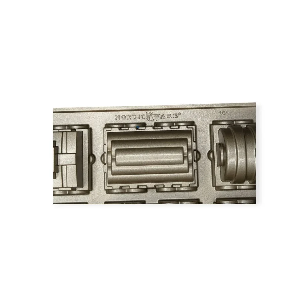 Nordic Ware 3D Railroad Train Cake or Cupcake Pan 5 Cups